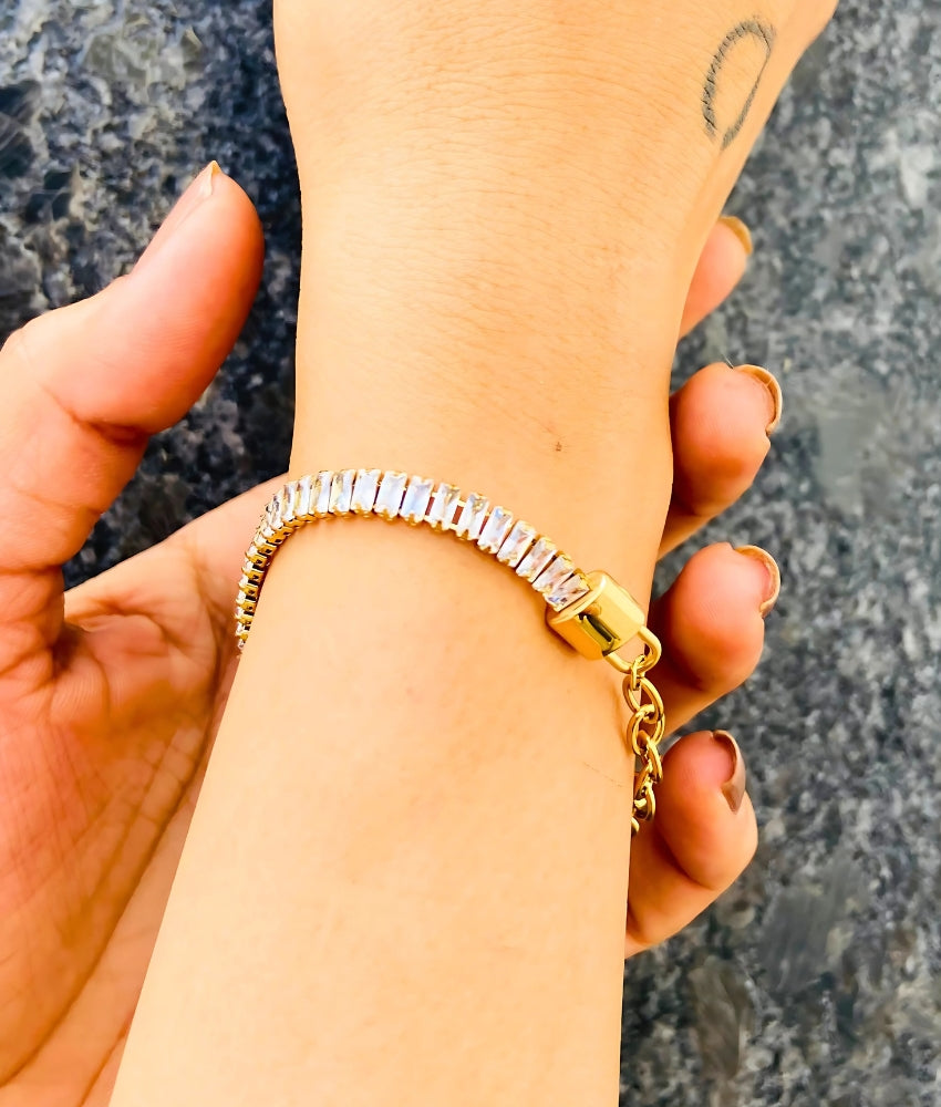 18K Gold Plated Zirconic Bracelet