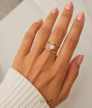 Celeste Princess Open Ring – Gold