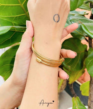 18K Gold Plated Bliss Bangle - ANYX - Bracelet