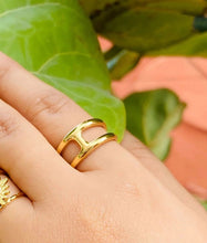 18K Gold Plated Classic Bold Ring - ANYX - Rings