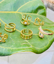 18K Gold Plated Romesa Pearl Ring - ANYX - Rings