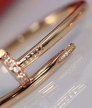 18K ROSE GOLD PLATED NAIL BANGLE - ANYX - Bracelet