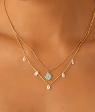 DuoDrape Double layer Necklace - ANYX - Necklace