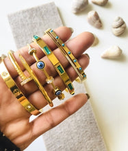 Elegance Evil Eye Bangle - ANYX - Bracelet