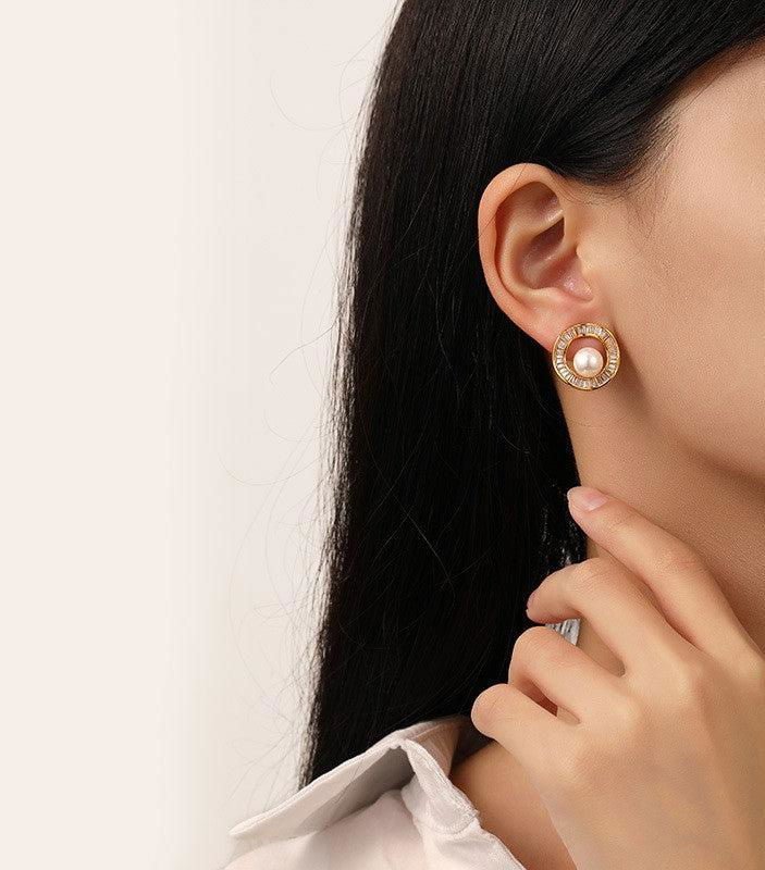 Glorious Pearl Earrings - ANYX - Earrings