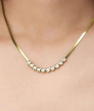 Gold Serona Zip Necklace - ANYX - Necklace