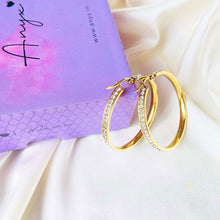 Studded Gold Earrings - ANYX - Earrings