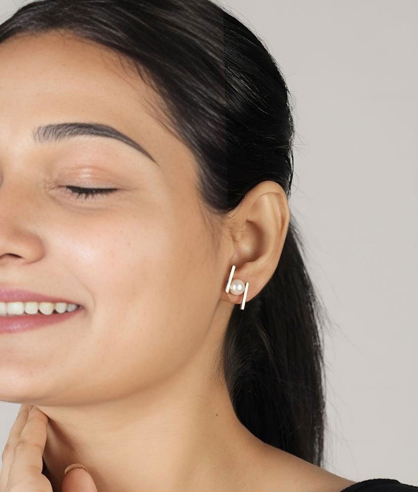 Zen Pearl Earrings - ANYX - Earrings